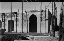 Obras de construcción de la nueva estación de Toledo, en la línea Castillejo-Toledo