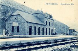 Estación de Urtx - Alp, situada dentro del término de Alp, en las proximidades de Puigcerdá