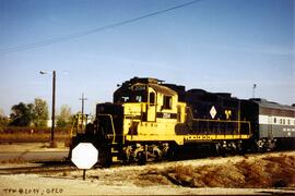Vista de la locomotora TPW-2014 (GP20) de la Compañía Toledo, Peoria & Western.