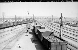 Estación de Madrid-Atocha, también llamada de Mediodía. Aparatos de vía