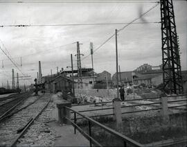 Estación de Ávila. Paso inferior antes de su construcción