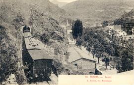 Túnel de la línea de Ripoll a Puigcerdá en Ribas (Ribes) de Freser