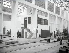 Talleres de Material Fijo de la estación de Valladolid - Campo Grande de la línea de Madrid a Irún