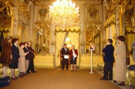 Presentación del libro "Historia del uniforme", en el salón de baile del palacio de Fer...