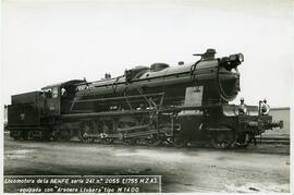 Locomotora de vapor 241-2055 "Montaña" (serie RENFE 241-2001 a 2095) (ex serie MZA 1701...