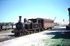 Locomotora de vapor nº 1 "Gandía" del Ferrocarril de Alcoy a Gandía (AG), con rodaje 13...