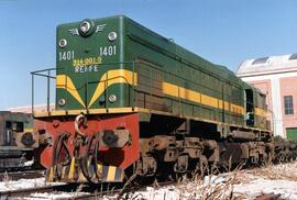 Locomotora diésel - eléctrica 314-001-9 (ex RENFE 1401) serie 314-001 a 314-1401