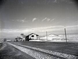 Estación de Villamiel de Toledo. Línea Madrid a Valencia de Alcántara