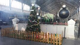 Navidad en el Museo del Ferrocarril de Madrid, con sede en la estación de Madrid - Delicias