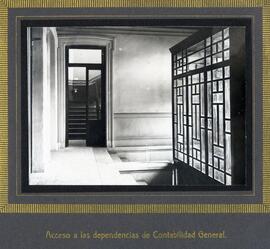 Dependencias del Servicio de Contabilidad General y Caja / Compañía de los Ferrocarriles de MZA