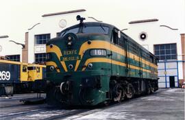 Locomotora diésel - eléctrica 316 - 011 - 6 de la serie 316 - 001 a 017 de RENFE, ex 1611, fabric...