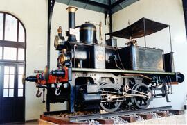Locomotora de vapor 020 - 0201 de RENFE (Ex Urbano de Jerez 1) (Ex Andaluces 01), fabricada por S...