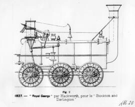 Gráficos de locomotoras de vapor / material rodante