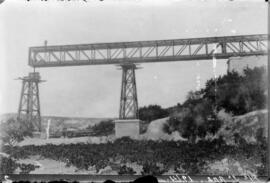 Viaducto metálico de Santa Ana de la línea de vía estrecha de Alicante a Villajoyosa y Denia de l...