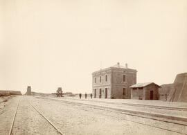 Estación de Samper en el km 82 de la línea de Val de Zafán a Gargallo