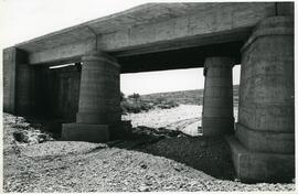 Puente o viaducto de hormigón de 8 tramos y 196 m de longitud, situado en el km 64,250 de la líne...