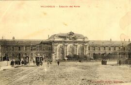 Estación de Valladolid - Campo Grande de la Compañía de los Caminos de Hierro del Norte de España...