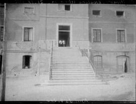 Estación de Almansa, situada en el p.k. 358,200 de la línea de Madrid a Alicante