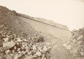 Muro del barranco de Fayón en el km 144 de la línea de Samper a Reus
