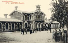 Estación de Logroño de la Compañía del Norte