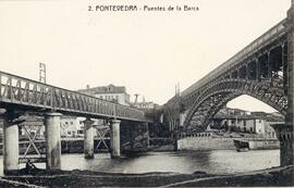 Puentes de la Barca en Pontevedra sobre el río Lérez