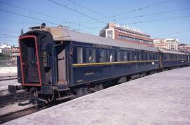 Coche cama WL 2954 de la serie WL 2943 a 2967 de CIWL, construida en 1926 por Credé, formando par...