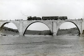 Reconstrucción del puente del Águeda en la línea de Salamanca y Fuentes de Oñoro km 87,304