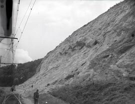 Cantera de Osebe (La Coruña), de la línea Pontevedra a Santiago