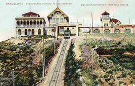 Funicular del Tibidabo. Estación superior y terrazas anexas