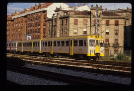 Composición de automotores diésel MAN para FEVE de la serie 2300 de RENFE, ex. Sociedad General d...