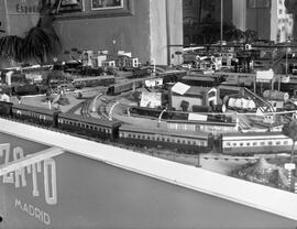 Primera Exposición de Trenes en Miniatura, inaugurada el 7 de mayo de 1949 en Madrid.