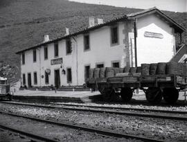 Estación de Montabliz de la línea Venta de Baños a Santander o Palencia a Santander