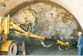 Trabajos de perforación de un túnel