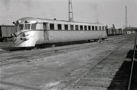 Automotor térmico diésel Fiat de la serie 9215 a 9226 de RENFE "Littorina", ex Norte se...