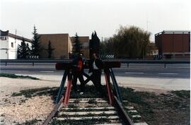 TÍTULO DEL ÁLBUM: [Fotografías de la línea cerrada al tráfico de viajeros de Villacañas a Quintan...