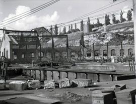 Estación de Madrid - Príncipe Pío. Obras de remodelación del depósito.