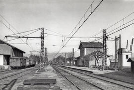 Estación de Granollers - Canovelles de la línea de Barcelona a San Juan de las Abadesas (Sant Joa...