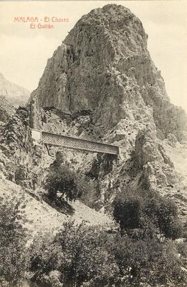 Viaducto de la línea de Córdoba a Málaga sobre el desfiladero de Los Gaitanes, conocido como El G...