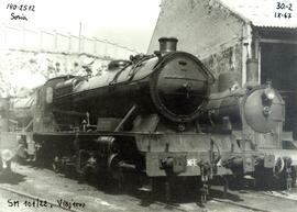 Locomotora de vapor 140-2512 (serie RENFE 140-2505 a 2526) (ex serie Santander-Mediterráneo 1 a 1...