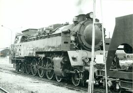 Locomotora de vapor 11468 del Ferrocarril de Andorra a Escatrón, con rodaje 242 T, construida por...