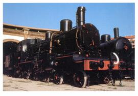 Locomotora de vapor tipo 230 - 4001 de RENFE en el Museo del Ferrocarril de Vilanova i la Geltrú ...