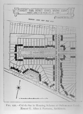 Reproducción fotográfica del plano del distrito rural de Hunslet, en Leeds (Gran Bretaña)