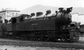 Locomotora de vapor nº 93 del Ferrocarril de La Robla, serie construida por Babcock & Wilcox ...