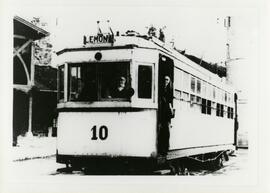 Coche motor del tranvía Bilbao - Durango y Arratia.