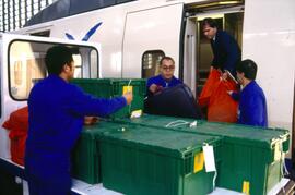 Transporte de correo postal en AVE