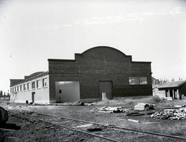 Talleres de Material Fijo de la estación de Valladolid - Campo Grande de la línea de Madrid a Irún