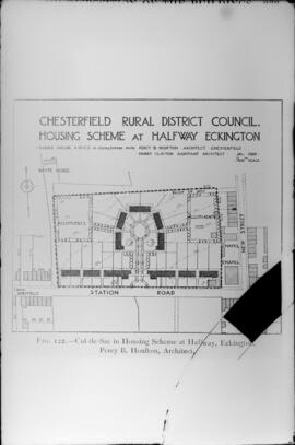 Reproducción fotográfica del plano del distrito rural de Chesterfield