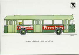 
Autobús "Chausson". Serie 300. Año 1957
