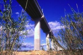 Viaducto sobre el Tajo, de la línea Madrid - Sevilla