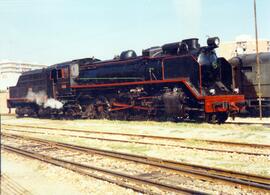 Locomotora de vapor 141F - 2316 de RENFE (serie 141F-2301 a 2417)